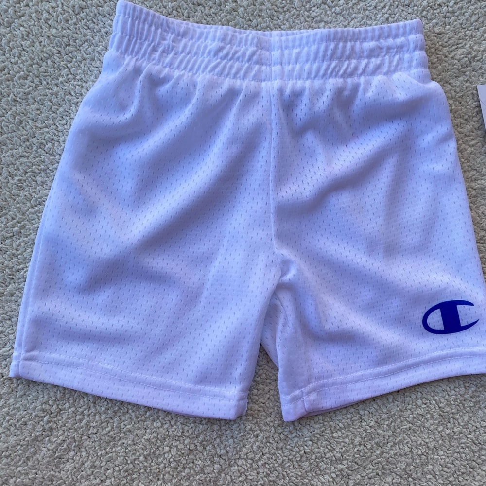 NWT Champion White Athletic Shorts, Size 4T